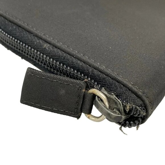 Auth PRADA - M506 Black Nylon Long Wallet - Picture 10 of 12